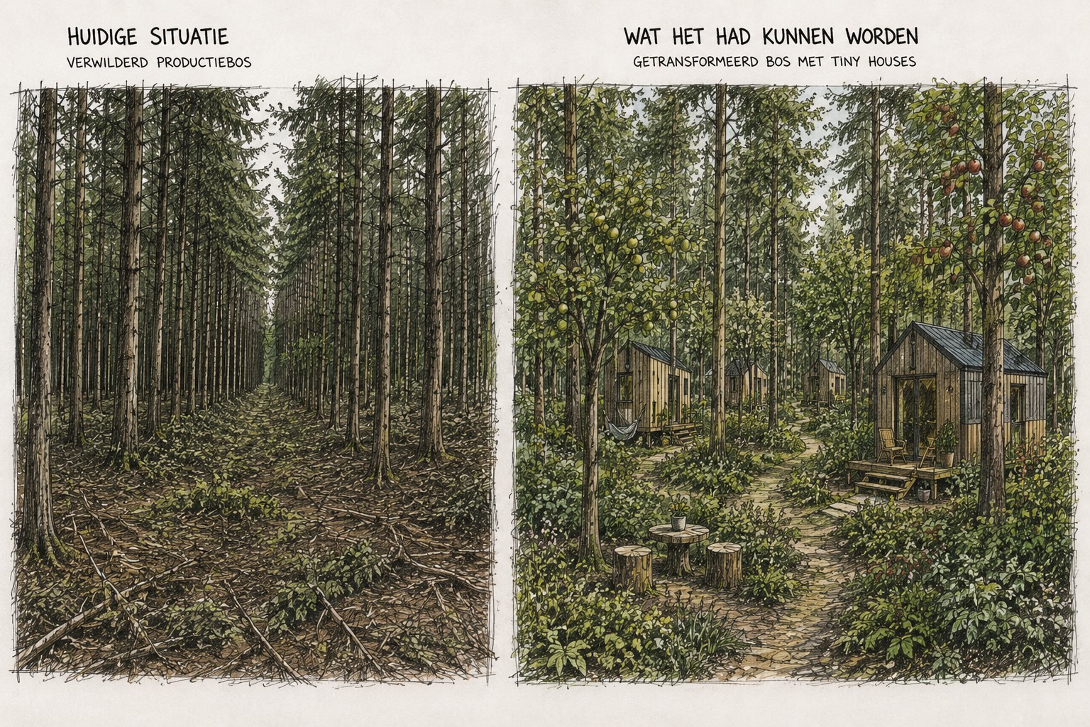 bos naar voedselbos